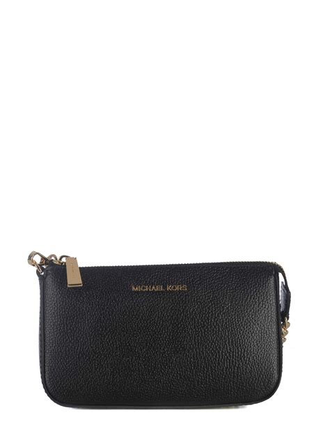 michael kors leather pochette